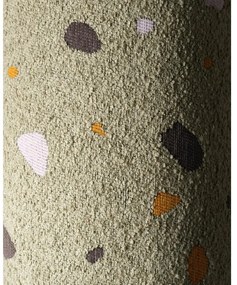 Zielony dziecięcy worek do siedzenia z materiału bouclé/z tkaniny szenilowej Terrazzo Chair – Wigiwama