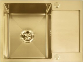 Zlewozmywak stalowy REA Paul Złoty szczotkowany
