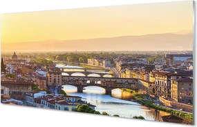 Panel Szklany Poranna Panorama Włoch