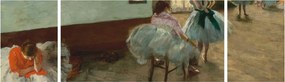 Obraz - Edgar Degas, The Dance Lesson, reprodukcje (170x50 cm)