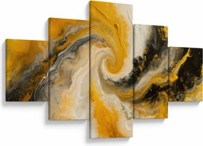 Obraz - Abstrakcja spiralna (125x70 cm)