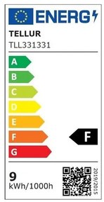 Tellur WiFi E27 Smart żarówka, 9 W, ciepła biała