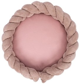 Różowy kokon dla niemowląt 100x100 cm – Meowbaby