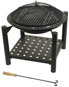 Cattara 13015 Palenisko z rusztem Sabatini, 54 x 55 x 54 cm