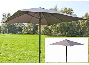 Szary parasol ogrodowy 240x251 cm – Garden Pleasure