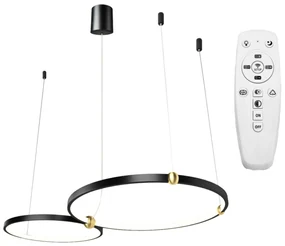 Lampa Ring led + pilot APP763-30-50 Czarna