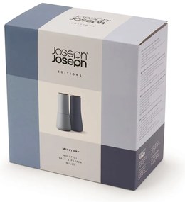 Zestaw 2 niebieskich młynków do soli i pieprzu Joseph Joseph Milltop Sky