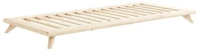 Łóżko jednoosoobowe z drewna sosnowego ze stelażem 90x200 cm Senza – Karup Design