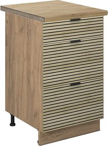 Szafka dolna do kuchni panel dębowy 50x60x82 fame-line