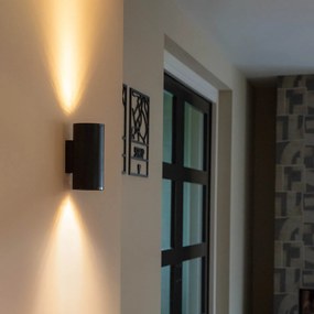 Designerska okrągła lampa ścienna czarna - Sab HoneyDesignerski Oswietlenie wewnetrzne