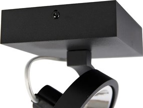 Designerski reflektor czarny regulowany - Go