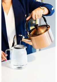 Czajnik ze stali nierdzewnej w kolorze miedzi 1,5 l Diamante – Vialli Design