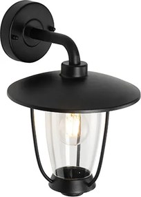 Nowoczesna lampa ścienna zewnętrzna czarna - Khana