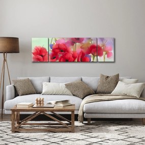 Obraz maków (170x50 cm)