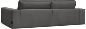 Czarna aksamitna sofa 276 cm Sierra – Bobochic Paris