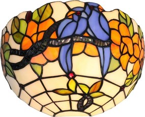 Brilagi - Kinkiet witrażowy Tiffany JUNGLE 1xE14/40W/230V