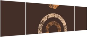 Obraz - Pomarańczowe łuki N⁰1 (170x50 cm)