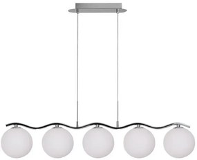 Metalowa lampa wisząca z możliwością zmiany wysokości - V119-Brillant