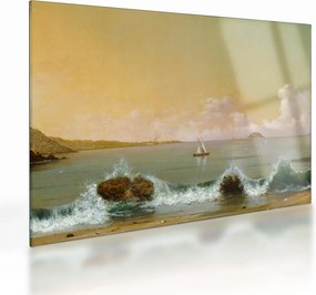 Obraz na szkle - Martin Johnson Heade, Rio de Janeiro Bay, reprodukcje (70x50 cm)