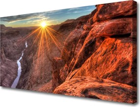 Obraz canvas Pustynny Żar Słońca