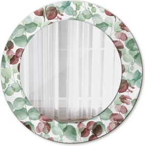 Lustro dekoracyjne okrągłe Eucaliptus