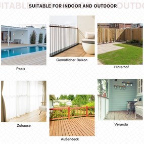 Outsunny Krzesło Leżak Ogrodowy Balkonowy z Uchwytem na Kubek Lite Drewno Czarne