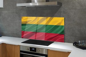 Panel szklany do Kuchni Narodowa Flaga Litwy