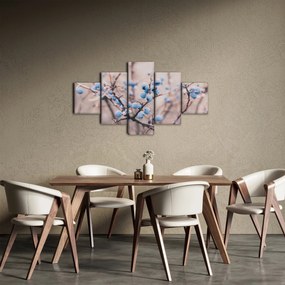 Obraz jagód na krzaku (125x70 cm)