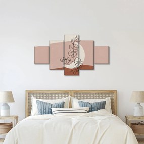 Obraz - Boho leaves N⁰2 (125x70 cm)