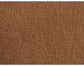 Ceglasta rozkładana sofa z tkaniny szenilowej 228 cm Neyo – Bobochic Paris