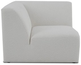 Biały moduł sofy z materiału bouclé (strona zmienna) Roxy – Scandic
