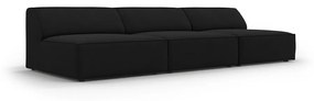 Czarna sofa 240 cm Jodie – Micadoni Home