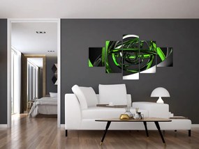 Obraz abstrakcji (125x70 cm)
