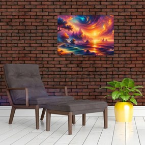 Obraz na szkle - Magiczny świat (70x50 cm)