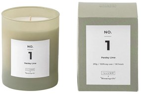 Zapachowa świeca czas palenia 50 h No. 1 Parsley Lime – ILLUME x Bloomingville
