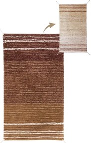 Ceglasty bawełniany dywan 80x140 cm Twin Toffee – Lorena Canals