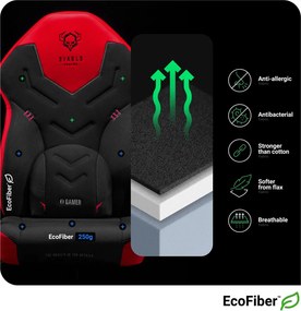 Krzesło Diablo Chairs X-Gammer 2.0 Normal Size Deep Red