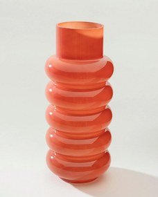 Wazon szklany Rosso 15x35 cm