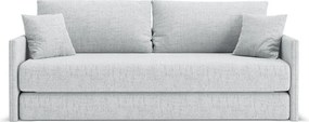 Jasnoszara rozkładana sofa z tkaniny szenilowej 209 cm Shannon – Cosmopolitan Design