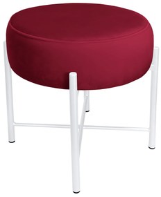 Taboret Pola noga metalowa biała MG31