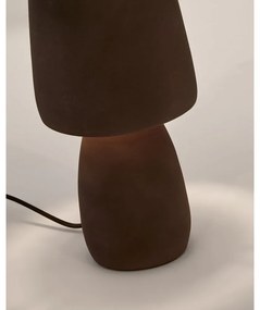 Ciemnobrązowa lampa stołowa (wysokość 30 cm) Tandy – Kave Home