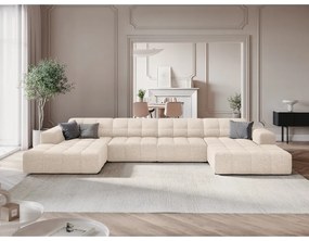 Kremowy narożnik (w kształcie litery U) Chicago – Cosmopolitan Design