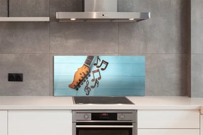 Szklany Panel Akordy na Gitarze