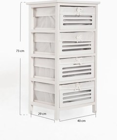 Szeroka komoda Kirota z 4 szufladami