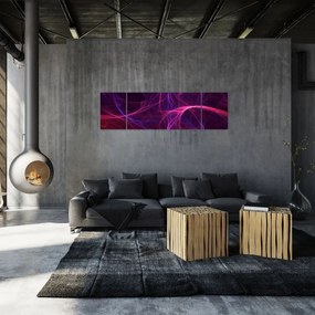 Abstrakcyjny obraz krzywych (170x50 cm)