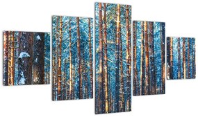 Obraz - Zimowy las (125x70 cm)