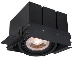 Czarna lampa sufitowa z metalowym kloszem 15x14 cm Milo – GTV