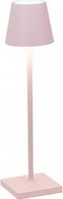 Lampa stołowa LED Poldina Pro Micro Pink z możliwością ładowania i ściemniania, z czasem pracy baterii do 12 godzin