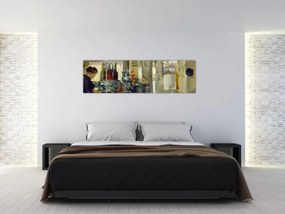 Obraz - Style of Edouard Manet, Bon Bock Cafe, reprodukcje (170x50 cm)