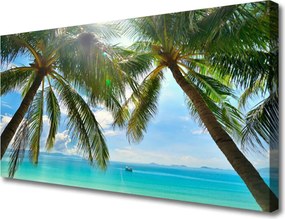 Duży obraz na płótnie Tropikalny Brzeg Oceanu